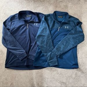 Mens XXL Under Armour heat gear, bundle of two shirts